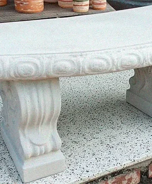 Banca Butaco Geométrico de Concreto | Asiento de cemento para Exterior