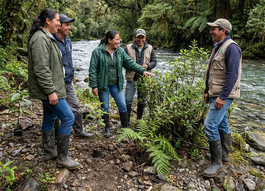 Experto en paisajismo empresarial, paisajismo urbano, paisajismo natural del Vivero Harmony, Valle del Cauca
