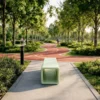 Banca Aura Large lineal de lujo (120 cm x 42 cm x 44 cm y 180 kg) en hormigón polimérico, la mejor solución en mobiliario urbano y arquitectónico B2B con diseño paramétrico modular. Cotizar precio por unidad o al por mayor con alta resistencia mecánica, protección UV integral, 0% agua en fabricación, anticorrosivo a la humedad y orina de animales, y cero mantenimiento. Envíos de fábrica a capitales de alto comercio (Bogotá, Medellín, Cali, Barranquilla, Bucaramanga, Cartagena, Pereira, Manizales) y todo el Valle del Cauca: Buga, Palmira, Tuluá, Yumbo, Jamundí, Buenaventura, Cartago, Candelaria, Florida, Pradera, Sevilla, Caicedonia, Roldanillo y Zarzal
