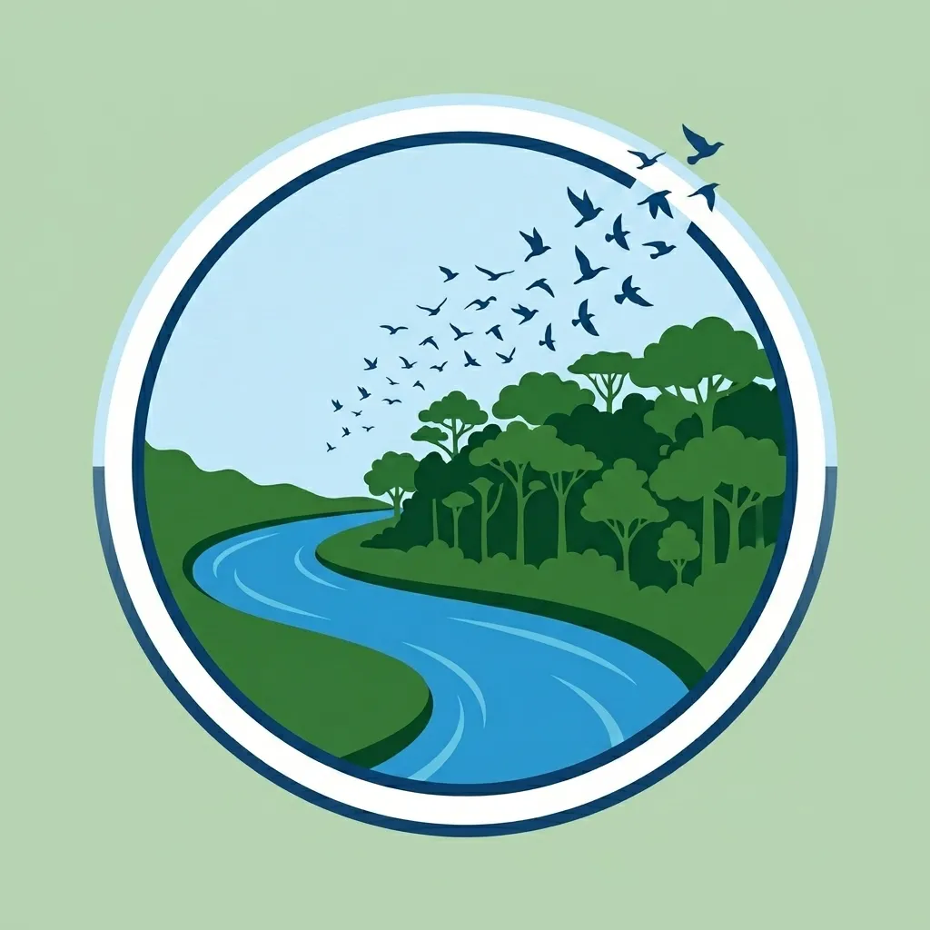 RSE en el Valle del Cauca: cómo diseñar programas sostenibles con impacto regional 8 Icono minimalista verde de un edificio corporativo dentro de una hoja, que simboliza la responsabilidad social empresarial y la infraestructura sostenible en Cali.